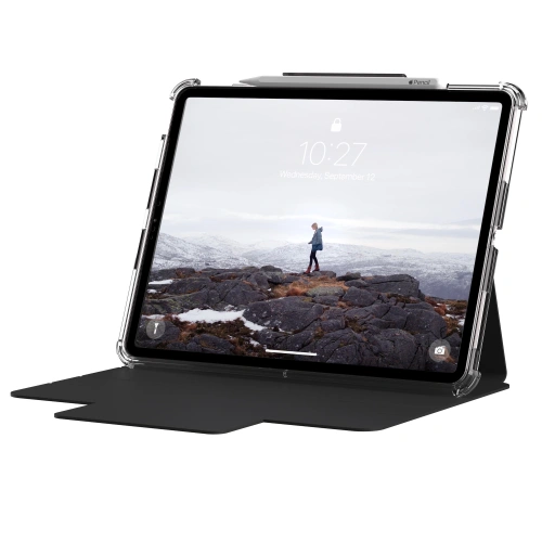 Etui UAG z uchwytem do Apple Pencil, zapewniające wygodny dostęp do akcesoriów.