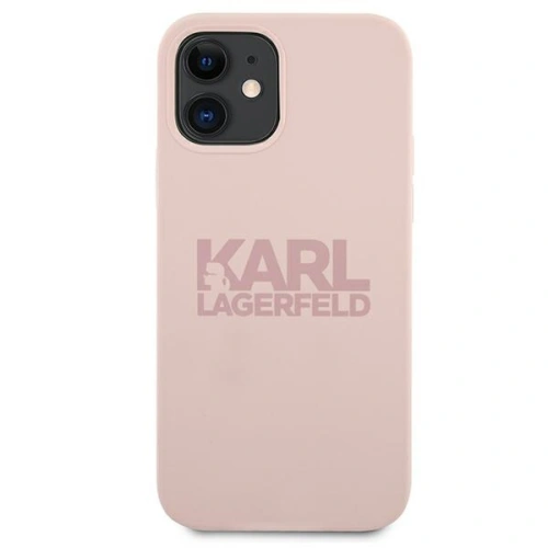 Etui na plecki Karl Lagerfeld w stylowym r&oacute;żowym kolorze.