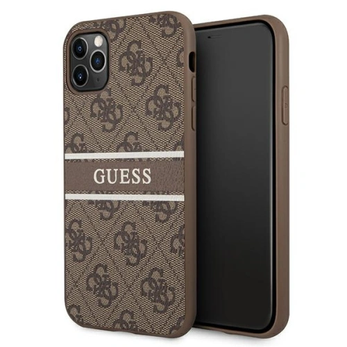 Etui Guess GUHCN584GDBR w brązowym kolorze, idealne do Apple iPhone 11 Pro.