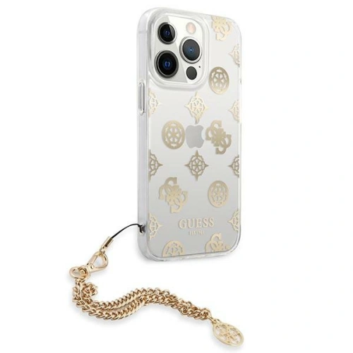 Etui Guess na Apple iPhone 13 Pro Max, wykonane z hybrydowego materiału.