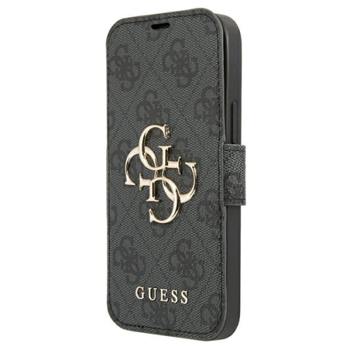 Etui Guess GUBKP13S4GMGGR w szarym kolorze, idealne dla Apple iPhone 13 mini.
