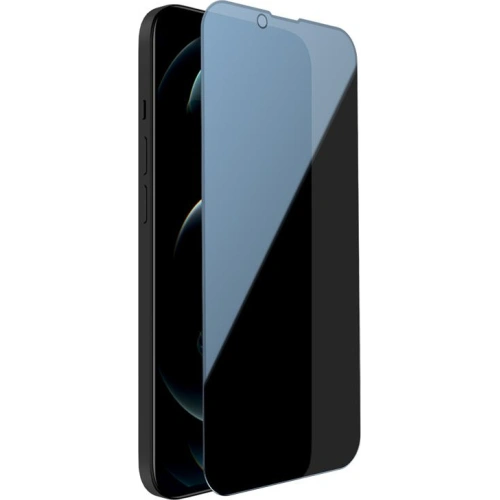 Szkło prywatyzujące Nillkin w kolorze czarnym, idealne do modeli Apple iPhone 13 i 13 Pro.
