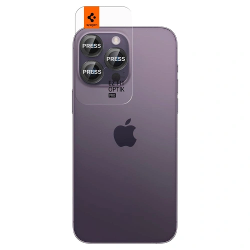 Szkło ochronne Spigen z ramką montażową, idealne do iPhone 14 Pro Max