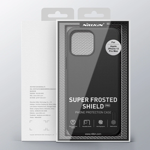 Rückansicht des Nillkin Super Frosted Shield Etuis mit Ausschnitten für die Kameras