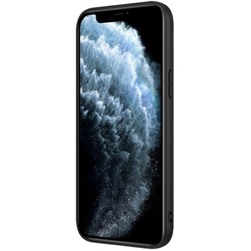 Nillkin Synthetic Fiber case in black, perfect for iPhone 12 Pro Max