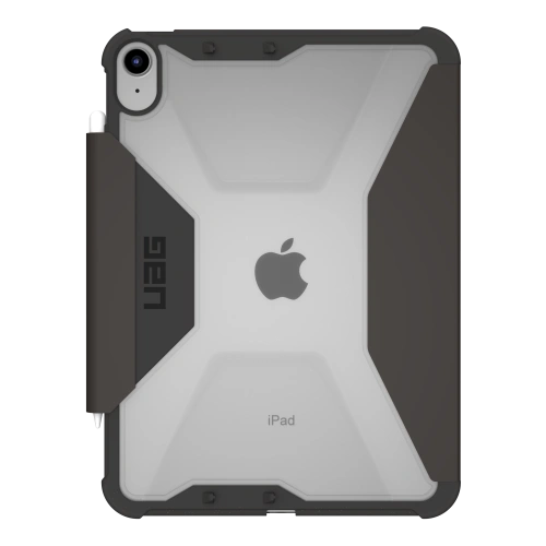 Zbliżenie na etui UAG Urban Armor Gear, pokazujące detale i wycięcia na porty.