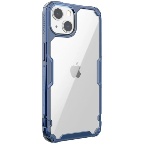 Opakowanie etui Nillkin Nature Pro w niebieskim odcieniu, atrakcyjnie prezentujące produkt.