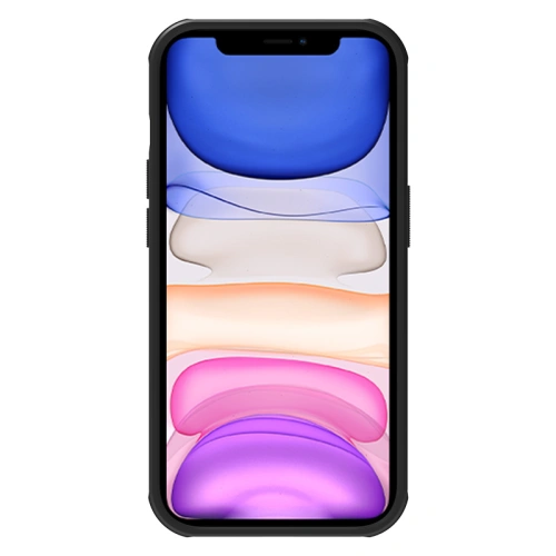 Nillkin Super Shield Pro case in black, perfectly fitted for Apple iPhone 14 Pro.