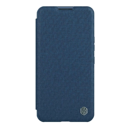 Nillkin Qin Cloth Pro case in blue, perfect for Apple iPhone 14 Pro Max
