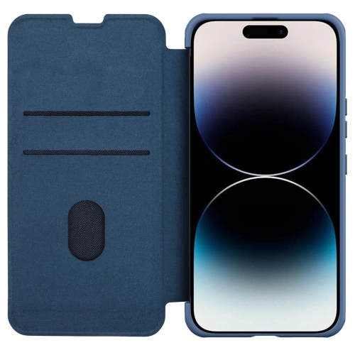 Details of the Nillkin Qin Cloth Pro case up close, showcasing the material finish