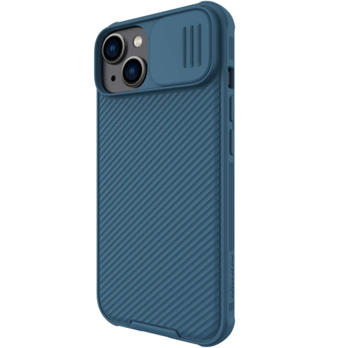 Nillkin CamShield Pro Magnetic case in use, perfectly fitted to iPhone 14 Plus.
