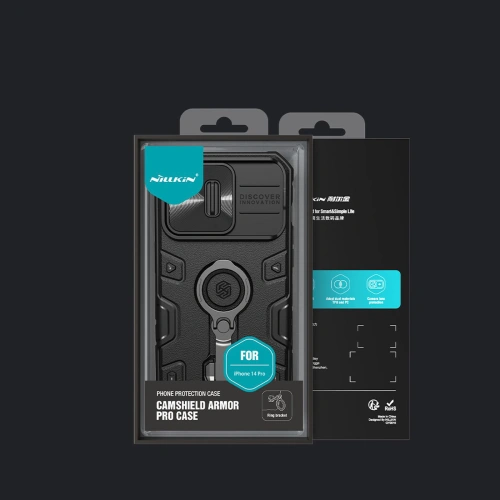 View of the Nillkin CamShield case from the back, showing camera protection