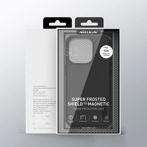 Nillkin Super Frosted Shield Pro Hülle aus der Nähe, die die Textur betont