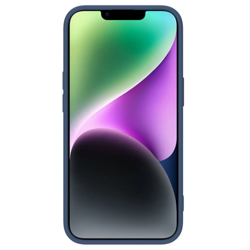Nillkin CamShield Silky case in blue, perfect for Apple iPhone 14