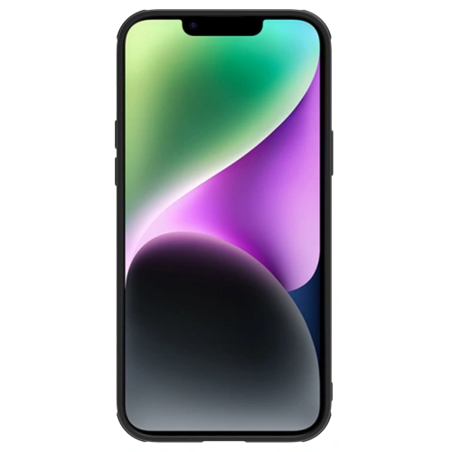 Nillkin CamShield Leather S case in black, perfect for iPhone 14