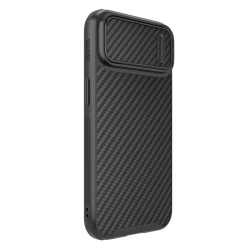 Close-up of the texture of the Nillkin case, highlighting the synthetic material
