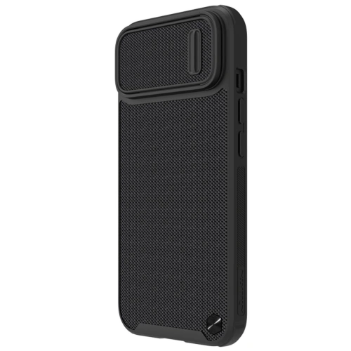 Nillkin Textured S case in black, perfect for Apple iPhone 14