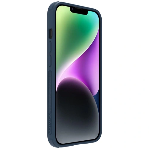 Nillkin case mounted on Apple iPhone 14, showcasing its elegant design