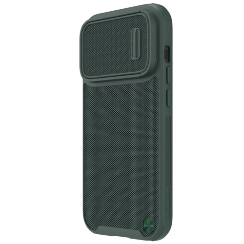 Nillkin Textured S case in green color, perfect for iPhone 14 Pro