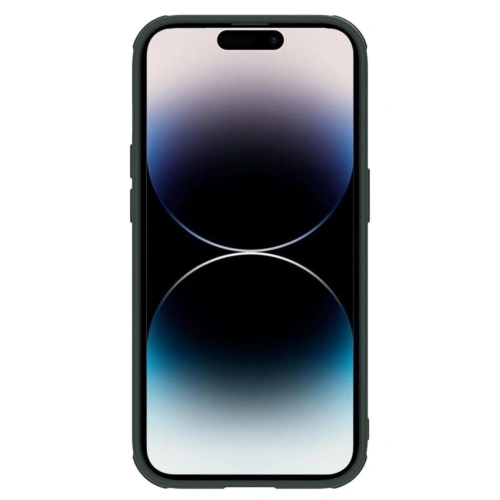 Nillkin Textured S case on iPhone 14 Pro, with visible MagSafe system