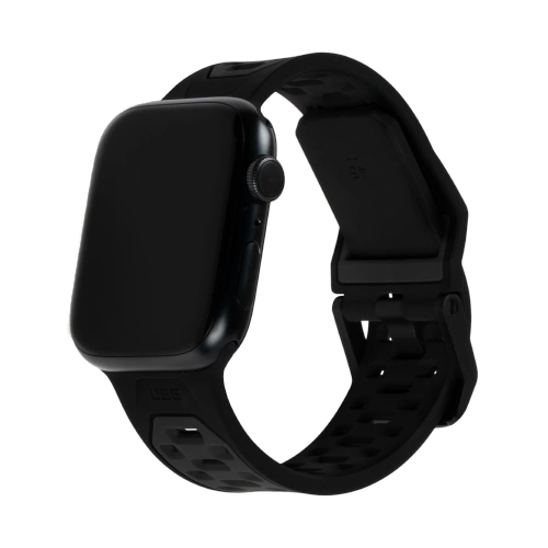 Pasek UAG Urban Armor Gear w kolorze czarnym, idealny do Apple Watch 4/5/6/7/SE/8/9/Ultra 44/45/49mm.