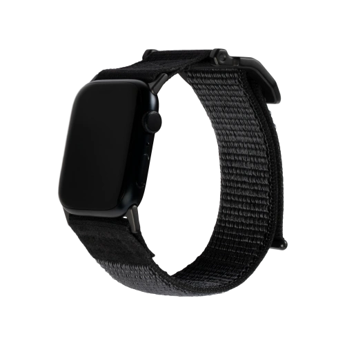 Ο ιμάντας UAG Urban Armor Gear σε μαύρο χρώμα, ιδανικός για Apple Watch 44/45/49mm.