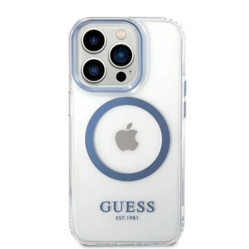Etui Guess na tle białym, podkreślające jego elegancki design.