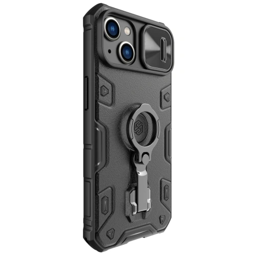 Close-up of the Nillkin CamShield Armor Pro case showing finish details