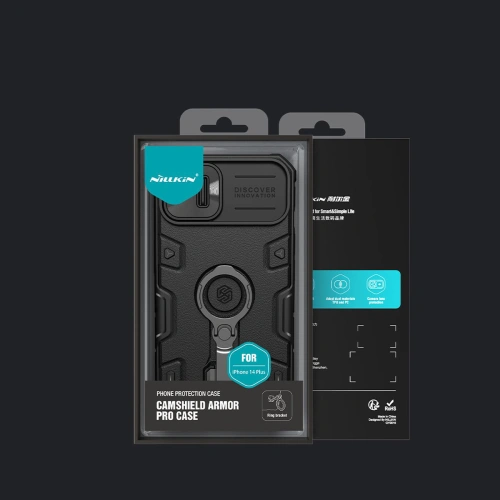 Side view of the Nillkin CamShield Armor Pro case, highlighting its slim design