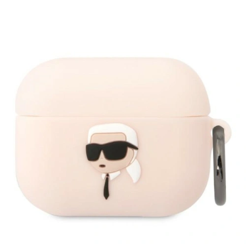 Etui Karl Lagerfeld KLAPRUNIKP w r&oacute;żowym kolorze, idealne na Apple AirPods Pro.