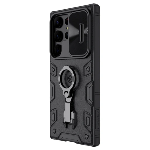 Etui Nillkin CamShield Armor Pro w kolorze czarnym, idealne dla Samsung Galaxy S23 Ultra