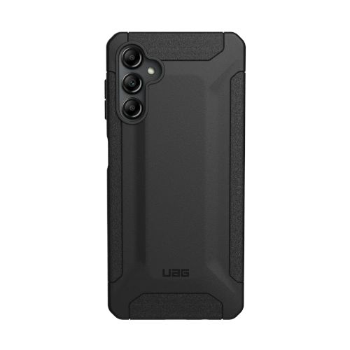 Θήκη UAG Urban Armor Gear Scout σε μαύρο χρώμα, ιδανική εφαρμογή για Samsung Galaxy A14 5G.