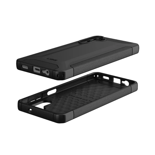Θήκη UAG Urban Armor Gear Scout σε μινιμαλιστικό φόντο, παρουσιάζοντας τη λειτουργικότητα και το στυλ.