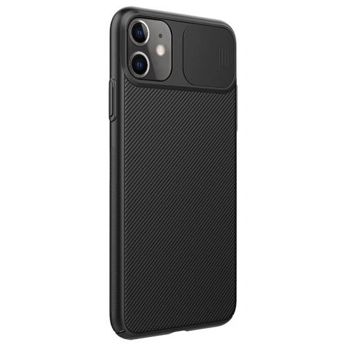 Nillkin Camshield case in black, a stylish and protective accessory for Xiaomi POCO M4 5G.
