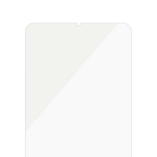Zbliżenie na szkło hartowane PanzerGlass E2E Super+ z oznaczeniem Case Friendly dla iPad mini.