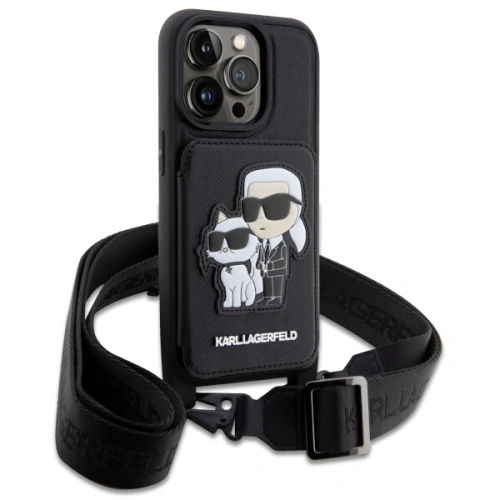 Etui Karl Lagerfeld na telefon, z charakterystycznym logo marki