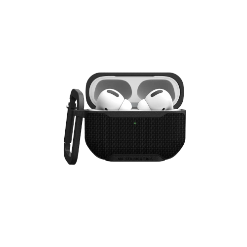 Stylowe etui UAG Urban Armor Gear w odcieniu czarnym, idealne do ochrony AirPods Pro 2.