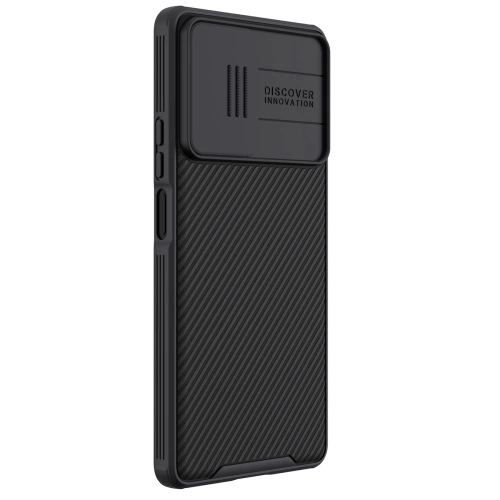 Black color of Nillkin CamShield Pro case, elegant and modern