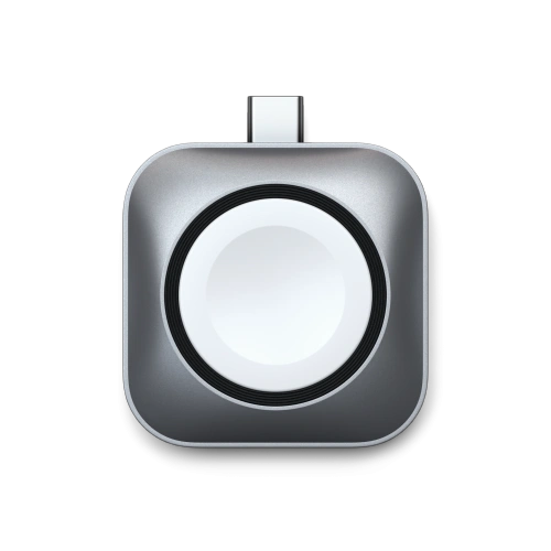 Ładowarka bezprzewodowa Satechi USB-C Magnetic do Apple Watch w minimalistycznym designie.