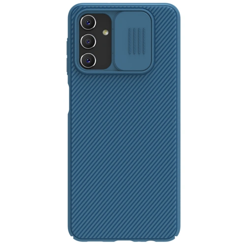 Carcasa Nillkin Camshield Case în culoare albastră, perfect adaptată pentru Samsung Galaxy A24 LTE.
