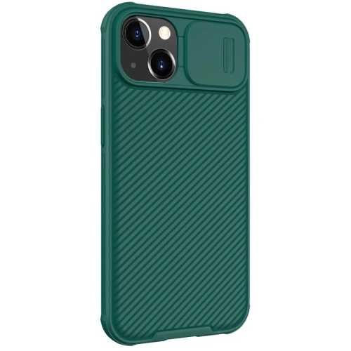 Nillkin Camshield Pro case on a Xiaomi 13 Lite Civi 2 phone, in an elegant green shade.