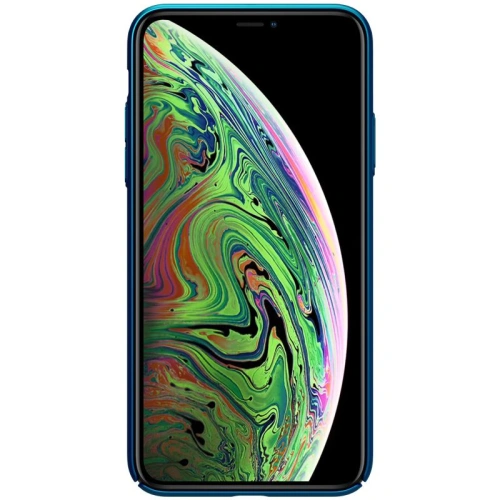 Husa Nillkin Super Shield în culoarea peacock blue, ideală pentru Samsung Galaxy A24 LTE.