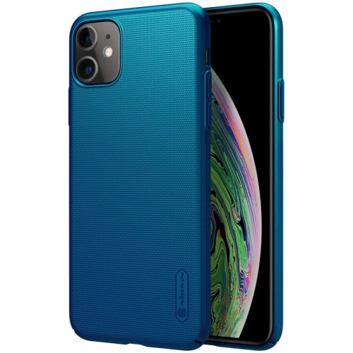 Husa Nillkin Super Shield montată pe telefonul Samsung Galaxy A24 LTE, prezentând aspectul său elegant.