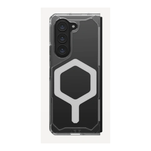 Etui UAG Urban Armor Gear Plyo w kolorze ice-silver, idealnie dopasowane do Samsung Galaxy Fold 5.