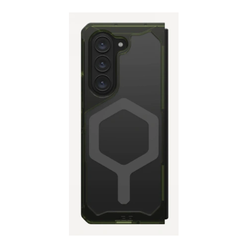 Etui UAG Urban Armor Gear Plyo w kolorze olive-space grey, idealnie dopasowane do Samsung Galaxy Fold 5.