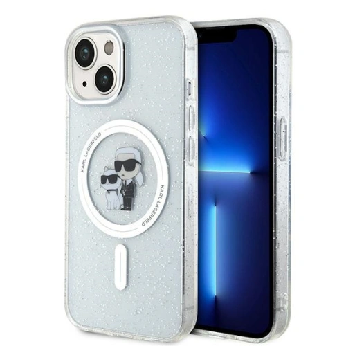 Etui Karl Lagerfeld KLHMP15SHGKCNOT w przezroczystym kolorze, idealne dla Apple iPhone 15.