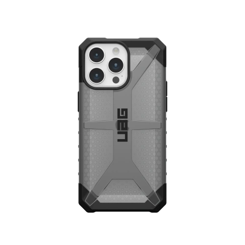 Etui UAG Urban Armor Gear Plasma w kolorze ash, idealne dopasowane do Apple iPhone 15 Pro Max.