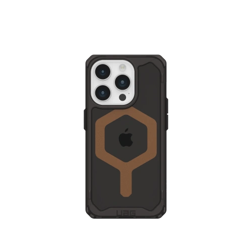 Η θήκη UAG Urban Armor Gear Plyo MagSafe σε μαύρο χρώμα από κοντά, με ορατές λεπτομέρειες.