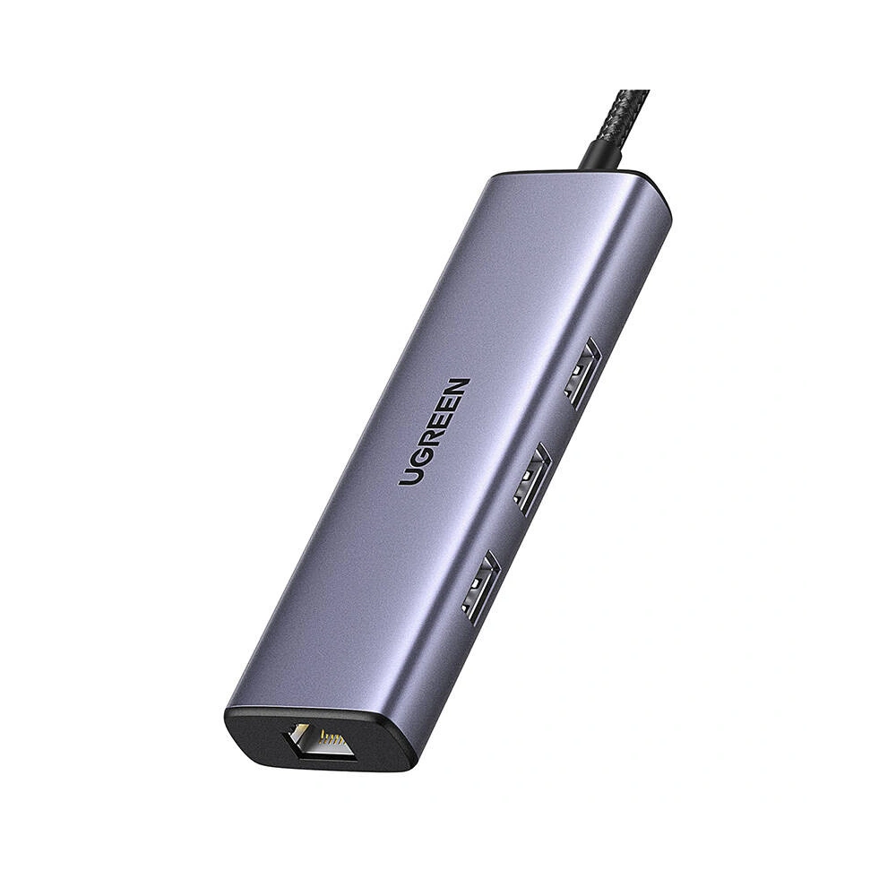 HUB UGREEN CM512 adapter USB-C / 3x USB A 3.0, HDMI, RJ45, PD | Home Screen