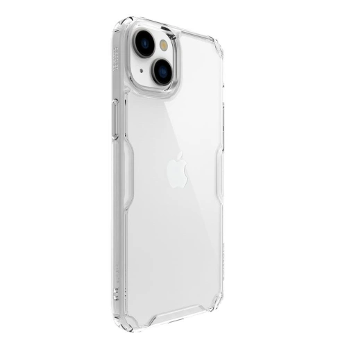 Nillkin Nature Pro case mounted on Apple iPhone 15, highlighting its design.